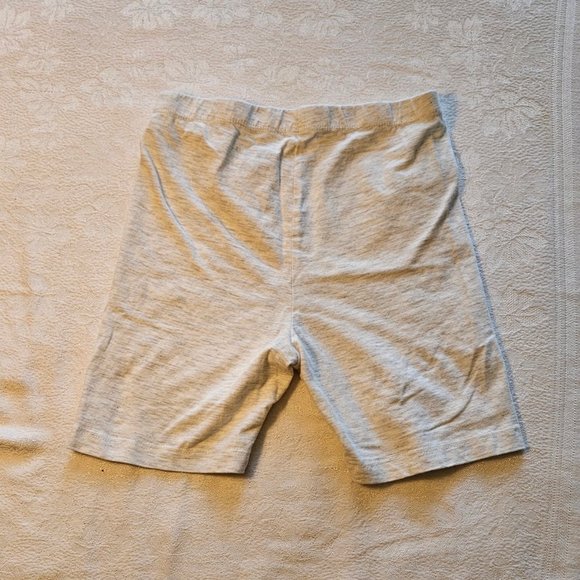 DKNY Girls Sz 5\6 Pink Grey Legging Shorts 2 Pair Cotton Spandex - Picture 5 of 6